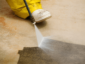 Water blasting