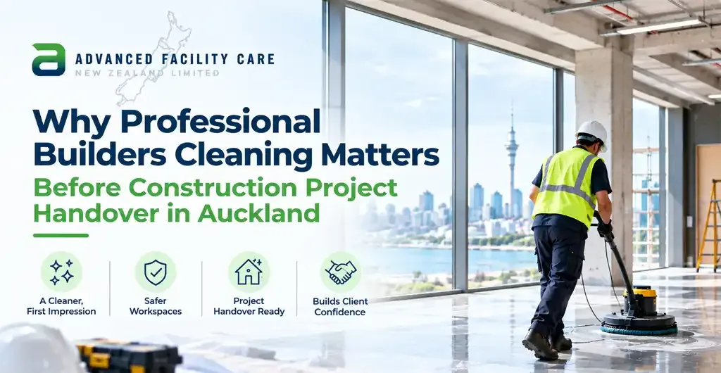 professional builders cleaning